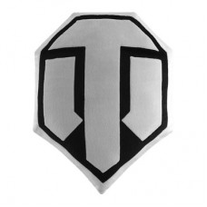 Подушка Wargaming World of tanks Логотип бело-черный (WG043339) Подушка Wargaming World of tanks Логотип бело-черный (WG043339)