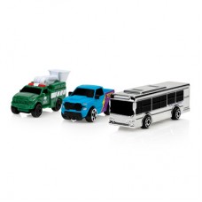 Набор машинок Micro Machines Автобусные гонки 3 штуки (MMW0083) Набор машинок Micro Machines Автобусные гонки 3 штуки (MMW0083)