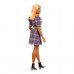 Кукла Barbie Fashionistas рыжеволосая в клетчатом платье (FBR37/GRB53) Кукла Barbie Fashionistas рыжеволосая в клетчатом платье (FBR37/GRB53)