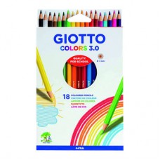 Карандаши цветные Fila Giotto Colors 3.0 18 цветов (277800) Карандаши цветные Fila Giotto Colors 3.0 18 цветов (277800)