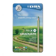 Карандаши цветные Fila Lyra Graduate 12 цветов (L2871120) Карандаши цветные Fila Lyra Graduate 12 цветов (L2871120)